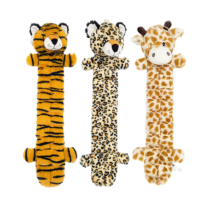Incredipet Swingin' Safari Plush Dog Toy, Assorted