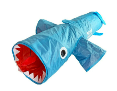 Mad Cat Jaws Shark Cat Crinkle Tunnel