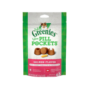 Greenies Pill Pockets for Tablets & Capsules, Salmon Flavor for Cats 1.6 oz