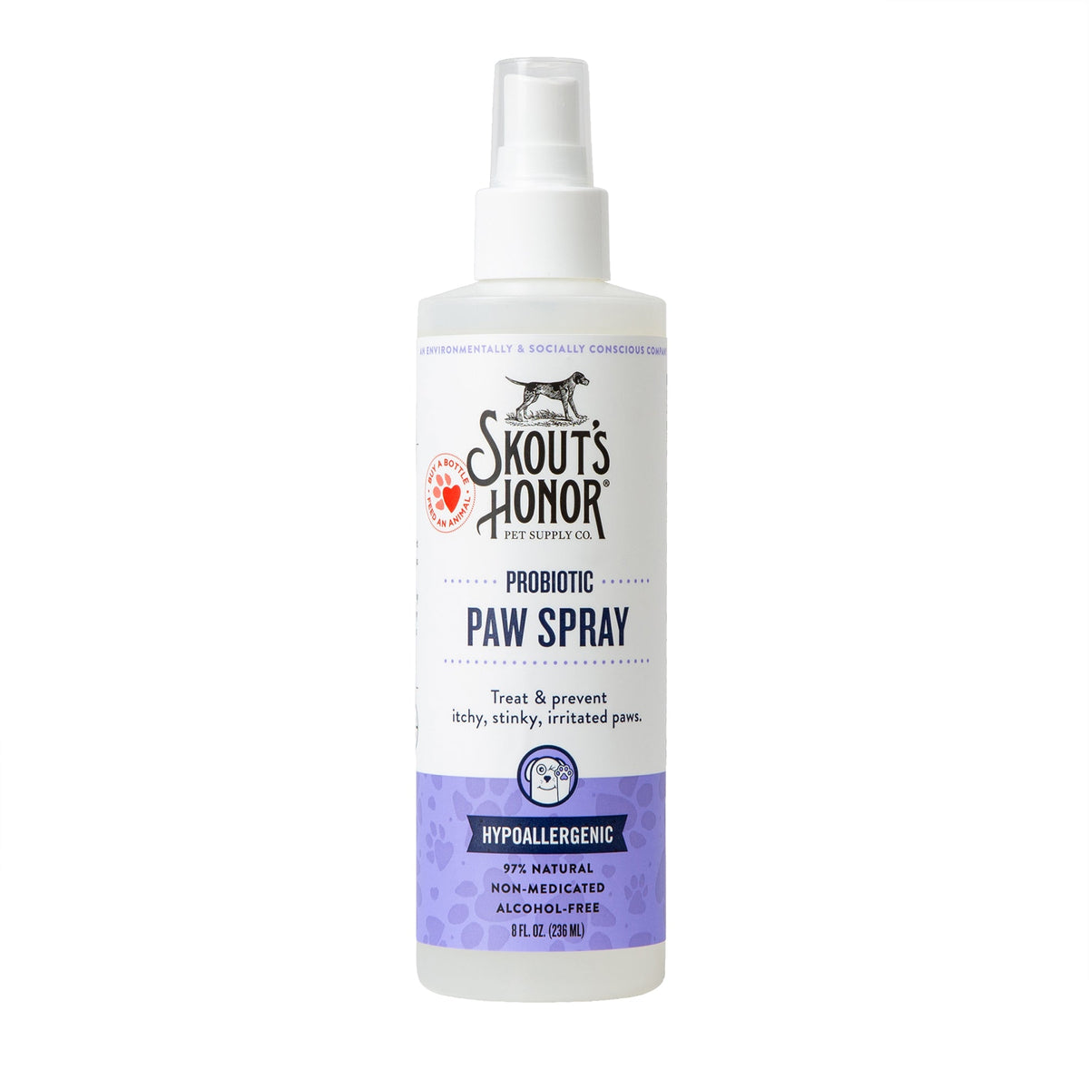 Skout's Honor Probiotic Paw Spray for Dogs & Cats 8 oz