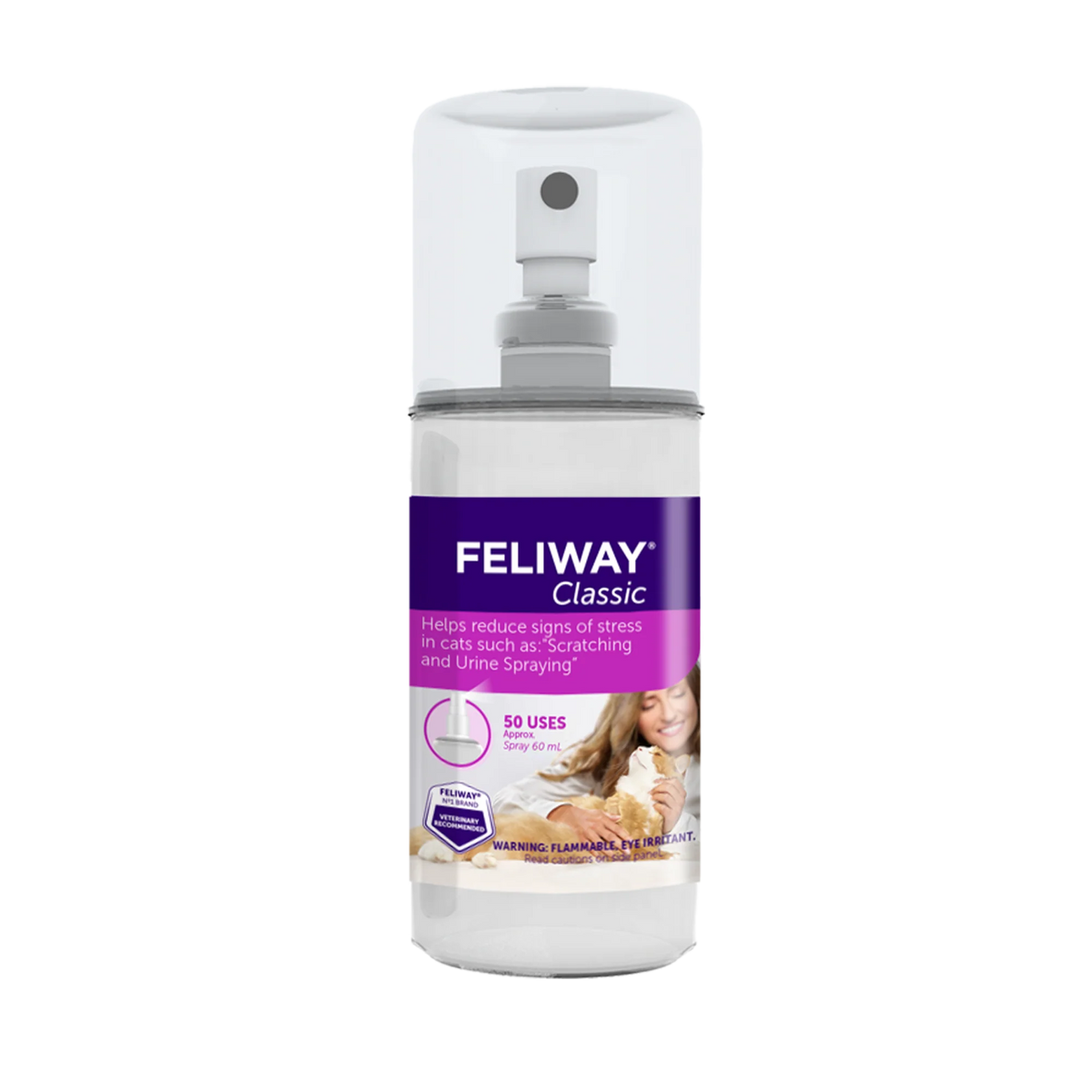 Thunderworks Feliway Classic Cat Calming Spray, 60 ml