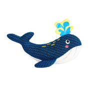 Hugsmart Summer Ocean Pals Plush Mesh Whale Dog Toy 9.5 in
