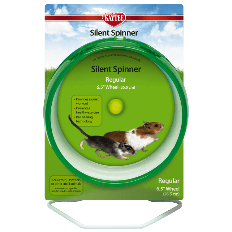 Kaytee Medium Silent Spinner Exercise Wheel For Small Animals 6.5 in