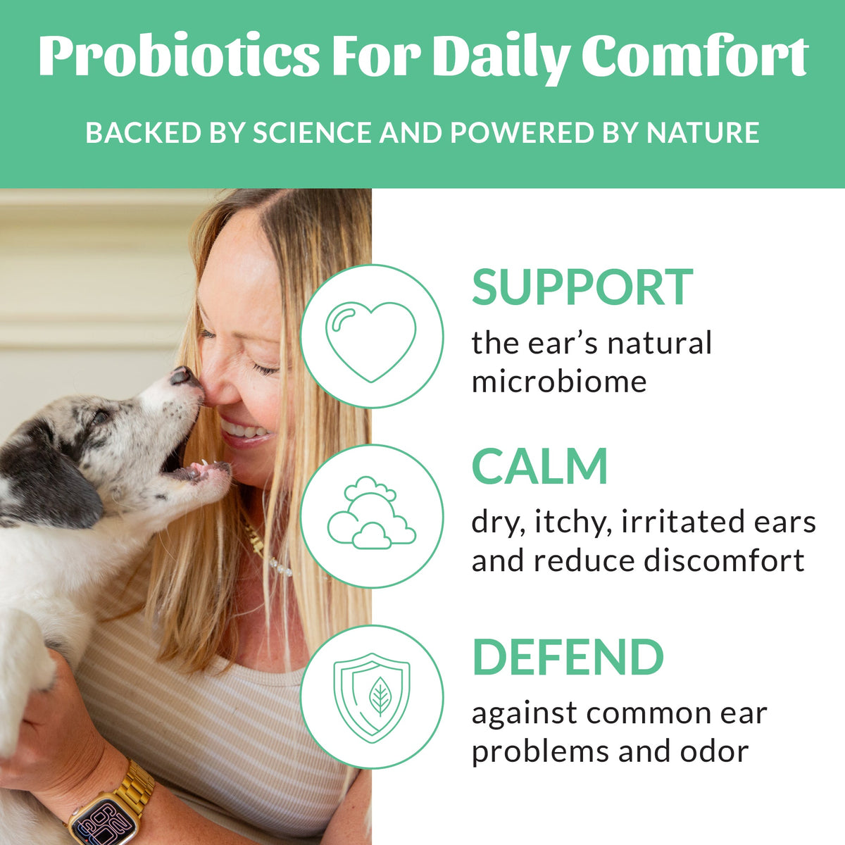 Skout's Honor Probiotic Ear Cleaner for Dogs & Cats 4 oz