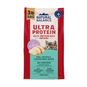 Natural Balance Ultra Protein with Protein-Rich Organs Real Chicken & Chicken Meal Kitten Recipe Dry Cat Food 3 lb