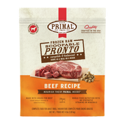 Primal Pronto Beef Formula Raw Frozen Dog Food