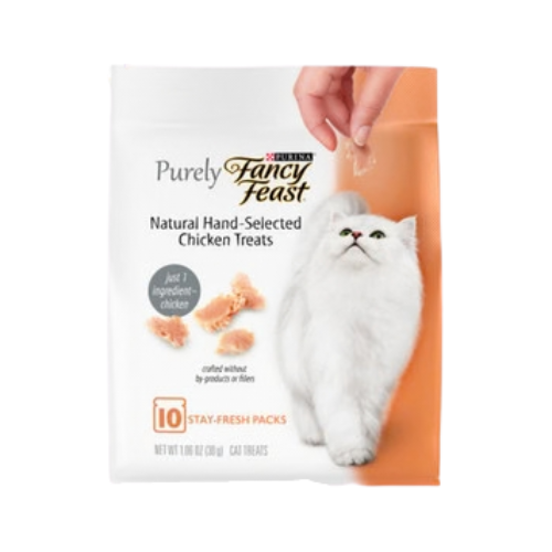 Fancy Feast Purely Natural Hand-Selected Chicken Cat Treats 1.06oz