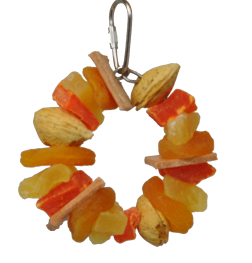 A&E Tropical Delight Fruit Nut Ring Jr for Birds 4 in