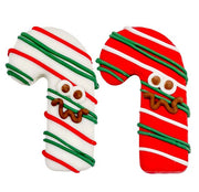 Bosco & Roxy Holiday Candy Canes Dog Cookie Treat, Assorted