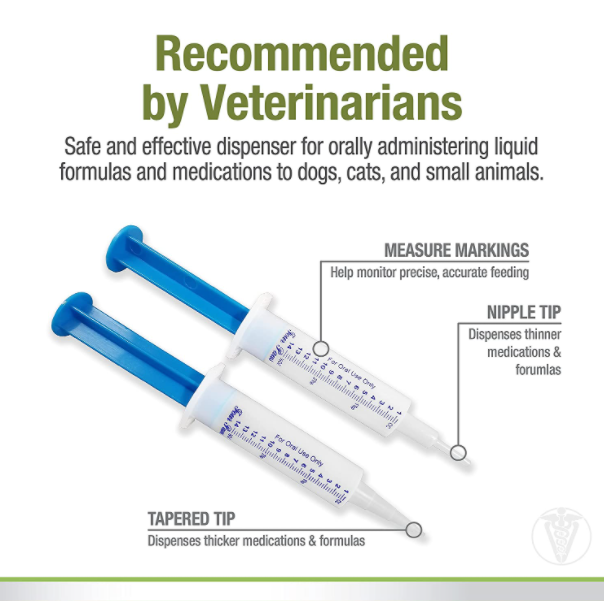Four Paws Easy Feeder Syringe for Small Animals, 0.5 Oz 2 ct