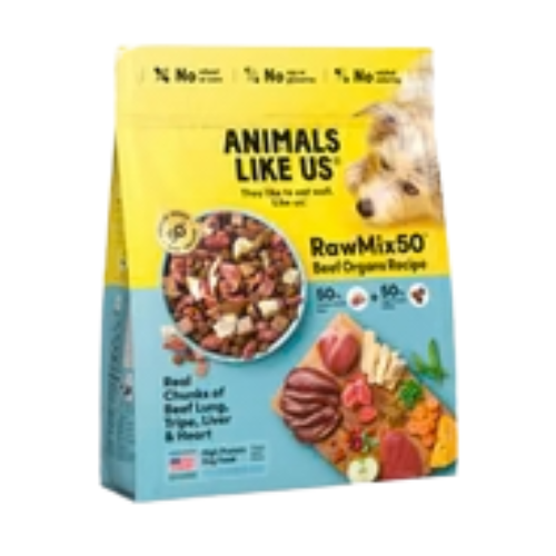 Animals Like Us RawMix50 Beef Organs Recipe Freeze-Dried Raw Dog Food