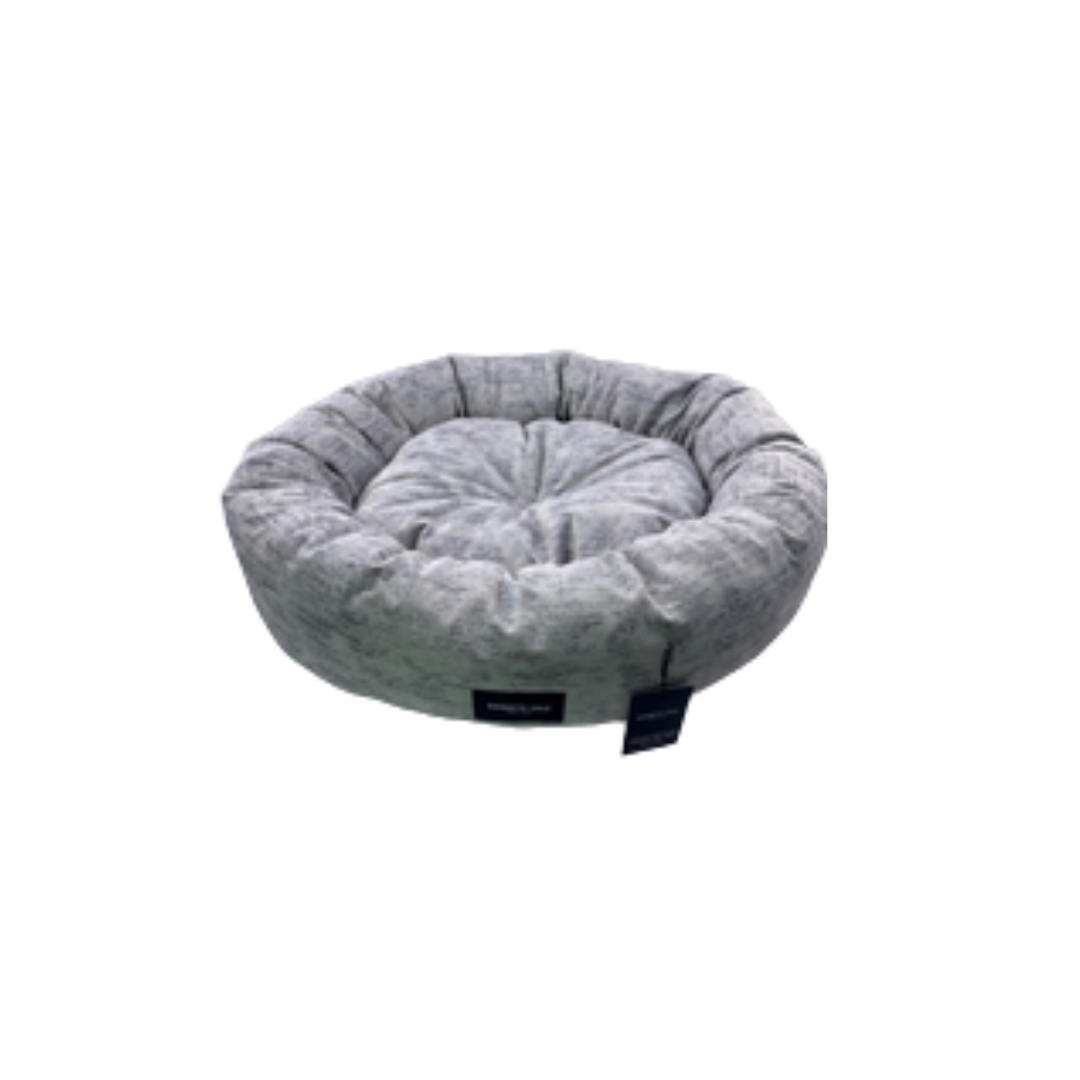 Kenneth Cole Upholstery Round Pet Bed, 28 inch
