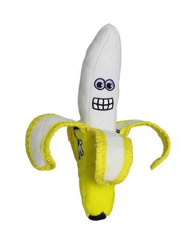 Tuffy's Funny Food Banana Dog Toy