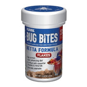 Fluval Bug Bites Betta Color Enhancing Flakes Fish Food .63 oz