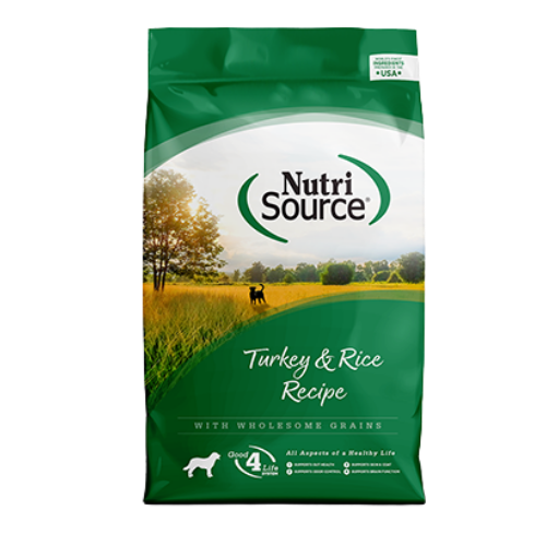 Nutrisource Turkey & Rice Recipe Dry Dog Food 26 lb