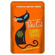 Tiki Cat Tummy Topper Pumpkin & Wheatgrass Recipe in Broth Cat Food Topper 1.5 oz