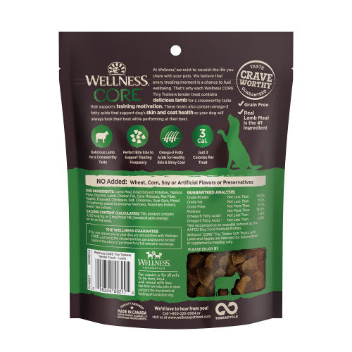 Wellness Core Tiny Trainers Lamb & Apple Tender Dog Treats 6 oz