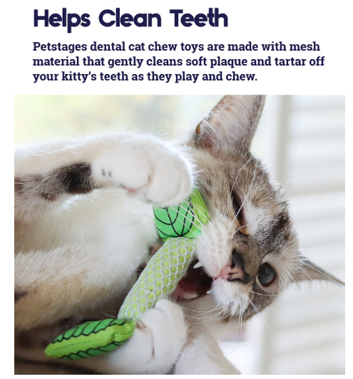 Catstages Fresh Breath Mint Stick Dental Cat Toy