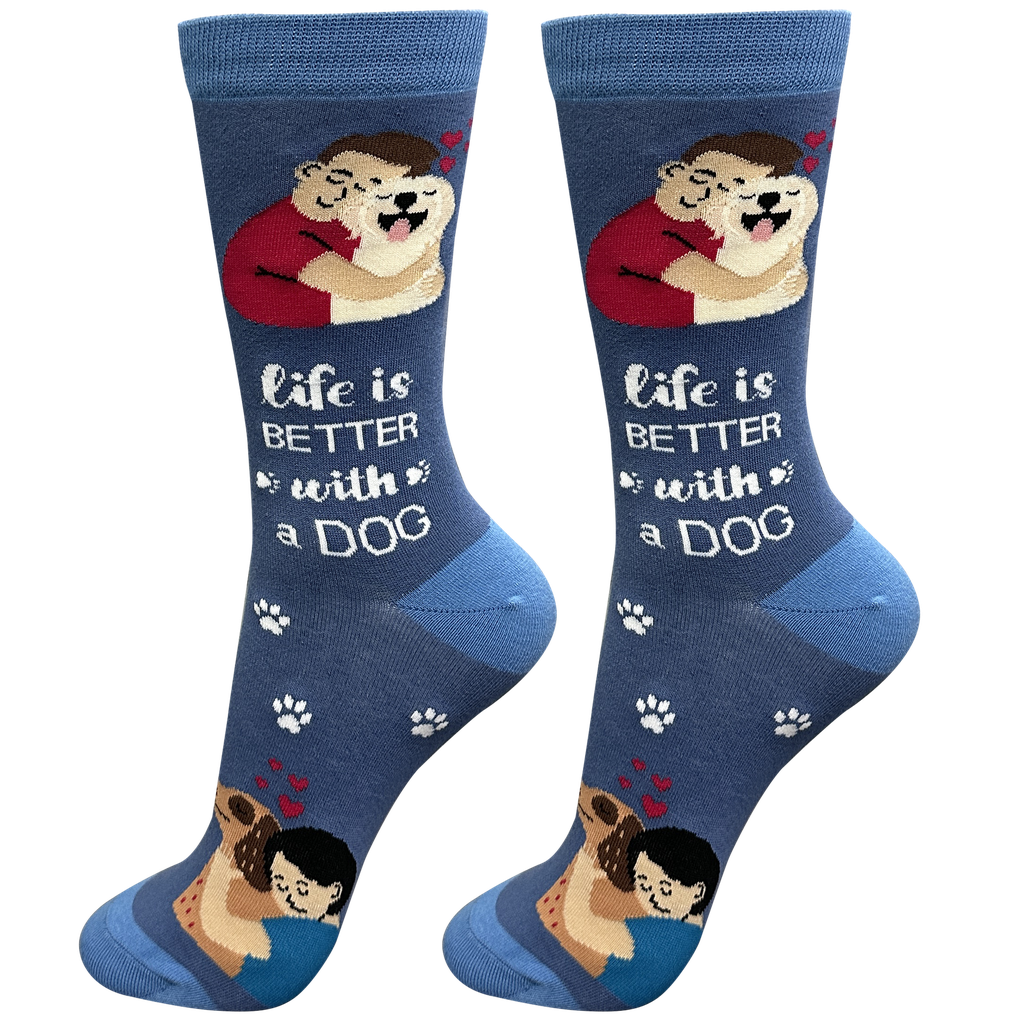 E & S Imports Life is Better With a Dog Socks