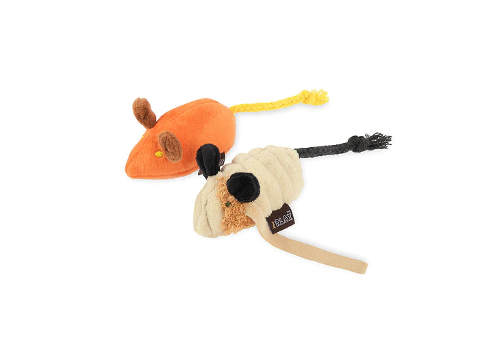 P.l.a.y. Halloween Feline Frenzy Menacing Mice Cat Toys 2 pk