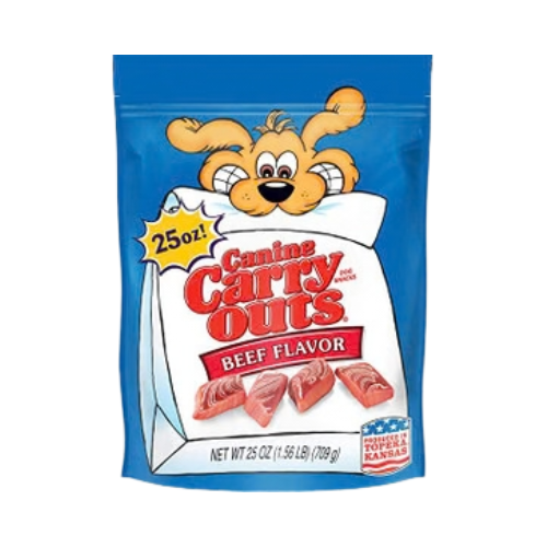 Canine Carry Outs Beef Flavor Dog Treats 22.5 oz