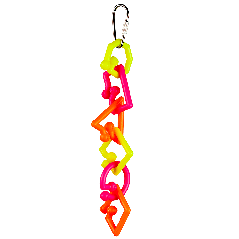Incredipet Silly Links Bird Toy, 7 in