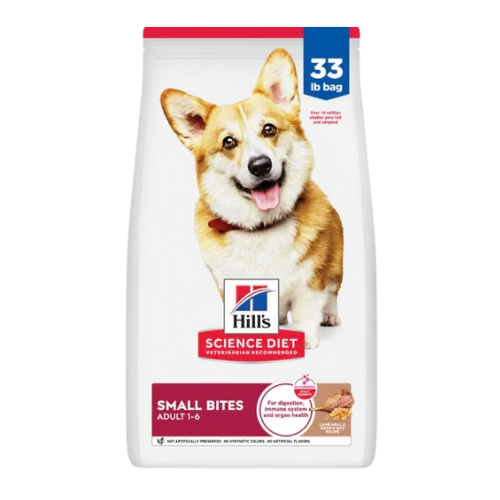 Hill's Science Diet Adult Small Bites Lamb & Brown Rice Dry Dog Food 33 lb