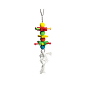 Incredipet Wooden Cowboy Spur Bird Toy, 9.5 x 2.5 in