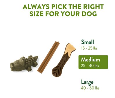 Whimzees Medium Variety Pack Dental Dog Treats 28 ct