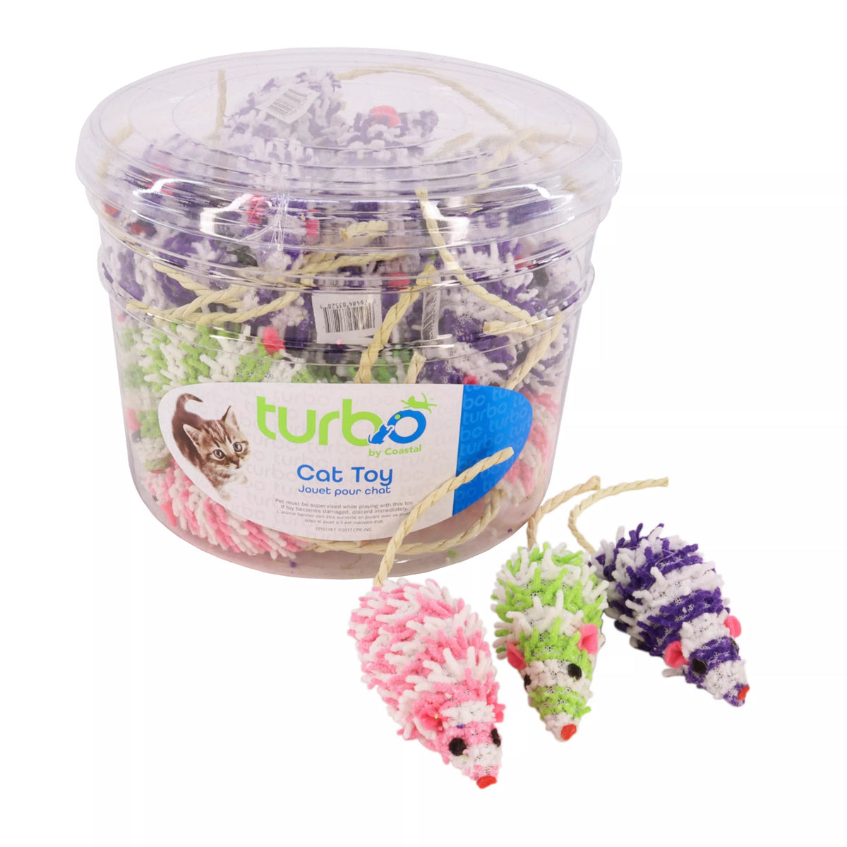 Coastal Pet Products Turbo Mop Mice Cat Toy