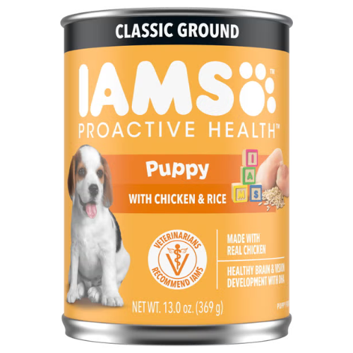 Iams Proactive Health Puppy With Chicken & Rice Pate Canned Dog Food