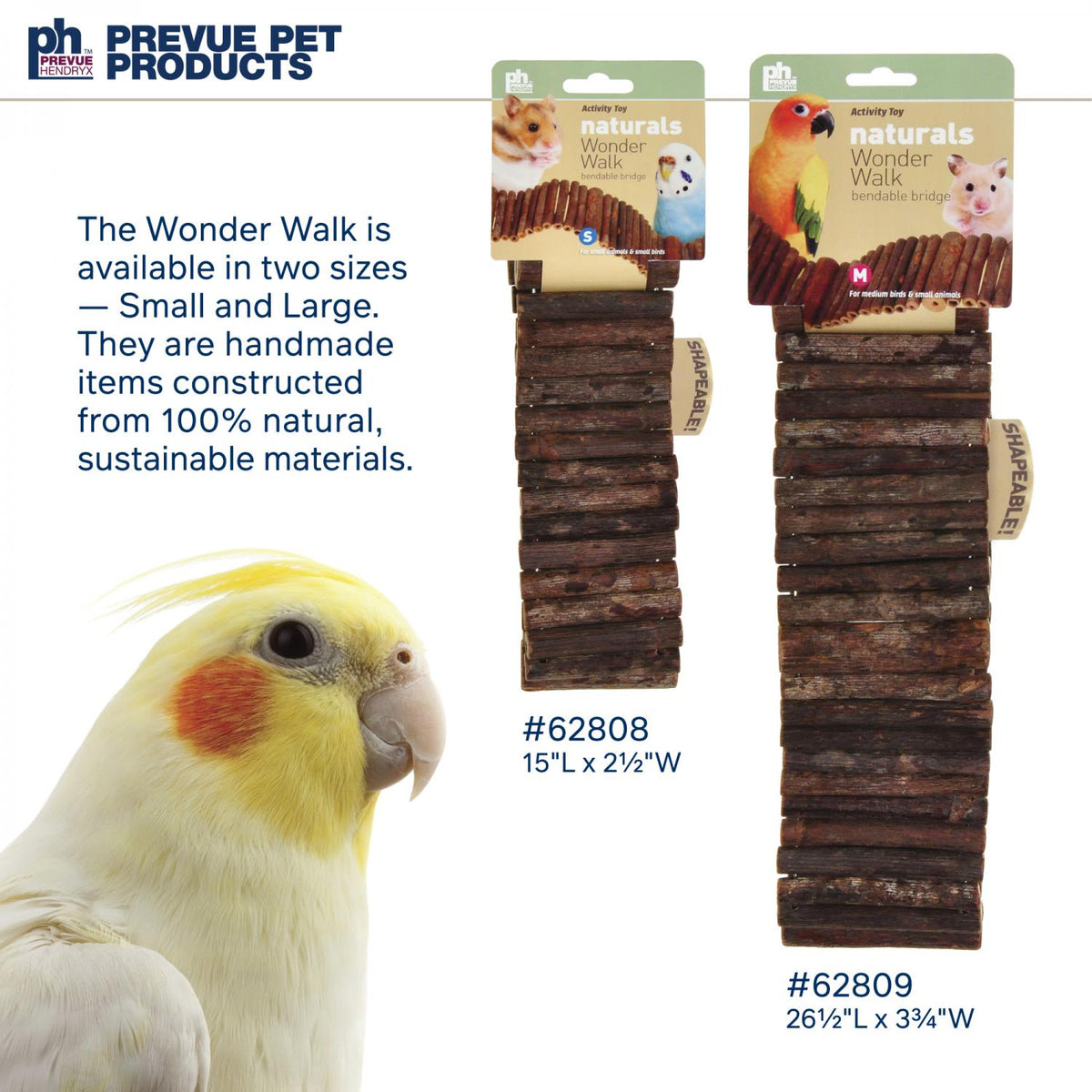 Prevue Naturals Wonder Walk Bird & Small Animal Ladder