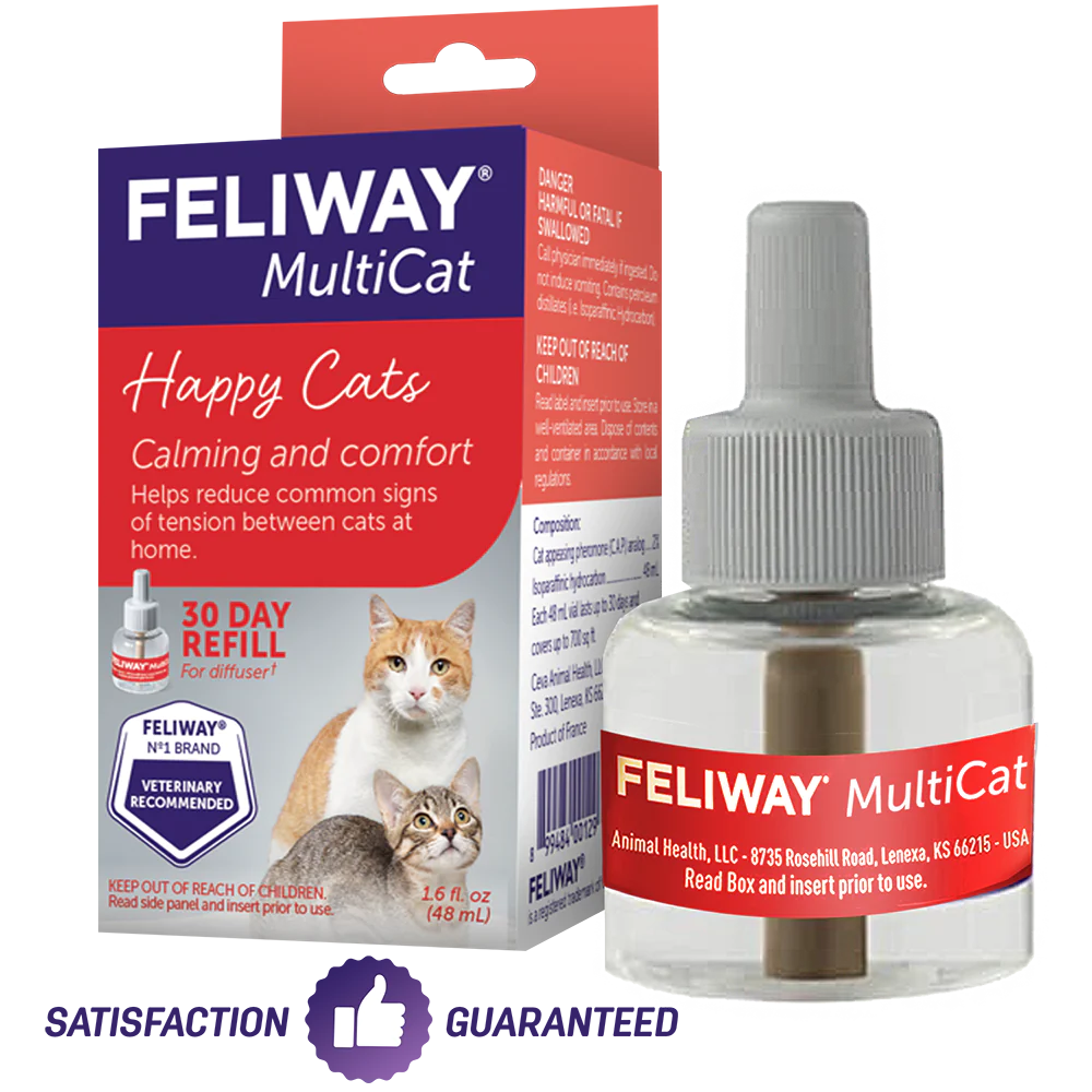 Thunderworks Feliway MultiCat Calming Diffuser 30 Day Refill