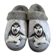 E & S Imports Siberian Husky Snugg Slippers