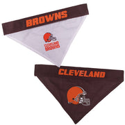 Pets First Cleveland Browns Reversible Dog Bandana