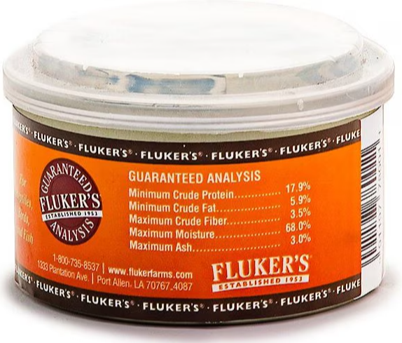 Fluker's Gourmet-Style Mealworms Canned Reptile Food 1.2 oz