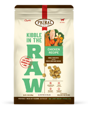 Primal Kibble in the Raw Chicken Recipe Adult Dog Food