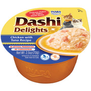 Inaba Dashi Delights Chicken with Tuna Recipe Wet Cat Treat 2.5 oz