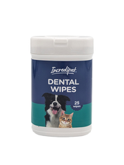 Incredipet Dental Pet Wipes 25 ct