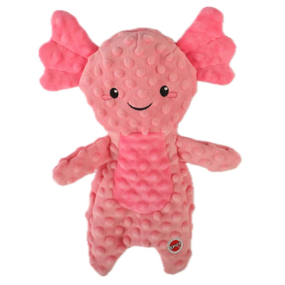 Spot Axolotl Stuffing-Free Plush Dog Toy, Assorted 14 in