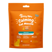 Zesty Paws Calming Cat Mousse Behavior Support for Cats 14 ct