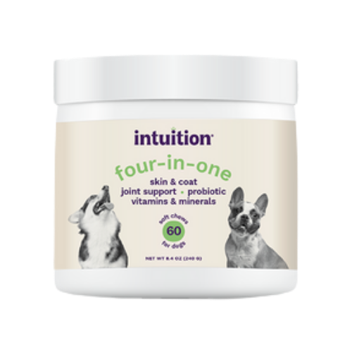 Intuition Soft Chews 4-in1 Multivitamin Supplement for Dogs 60 ct