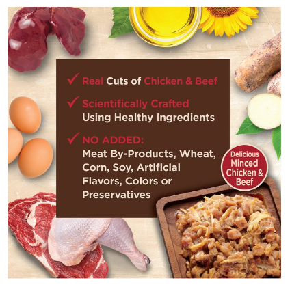 Wellness CORE Tiny Tasters Minced Chicken & Beef Wet Cat Food Pouch