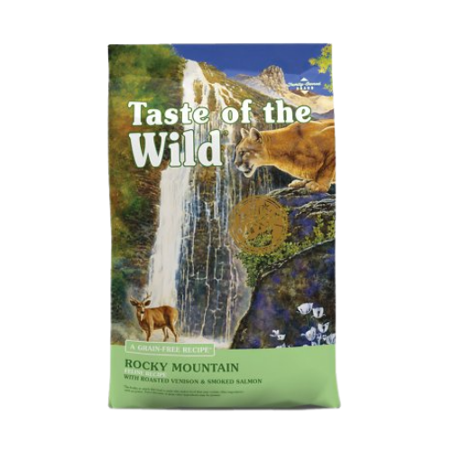 Taste Of The Wild Rocky Mountain Feline Recipe With Roasted Venison & Smoked Salmon Grain-Free Dry Cat Food