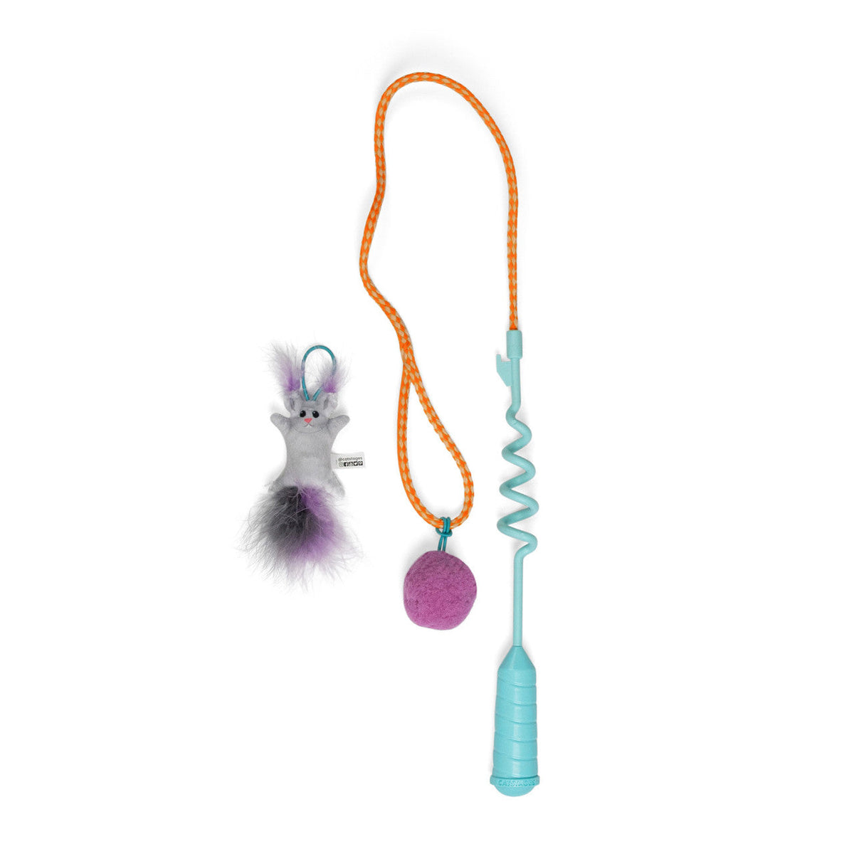 Catstages Cat-apult Spring Wand Cat Teaser Toy