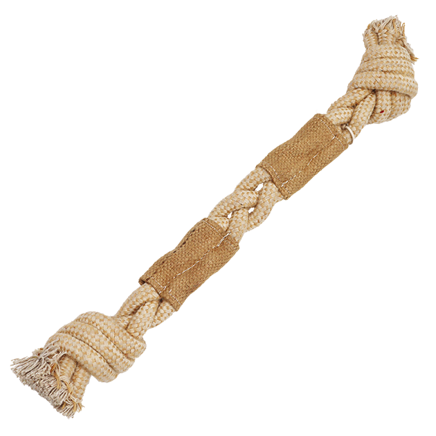 Incredipet Cotton Jute Knotted Bone Dog Toy