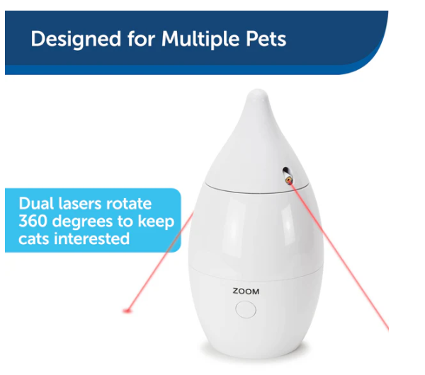 PetSafe Zoom Rotating Laser Cat Toy