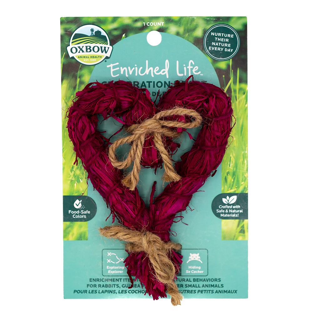 Oxbow Enriched Life Celebration Heart Small Animal Toy