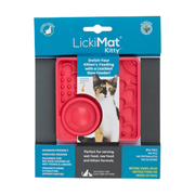Lickimat Pink Kitty Mini Mat Cat Slow Feeder