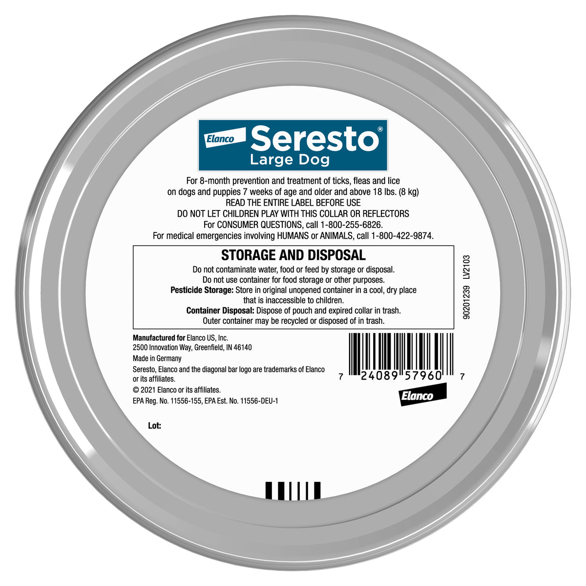 Seresto Dog Flea & Tick Collar